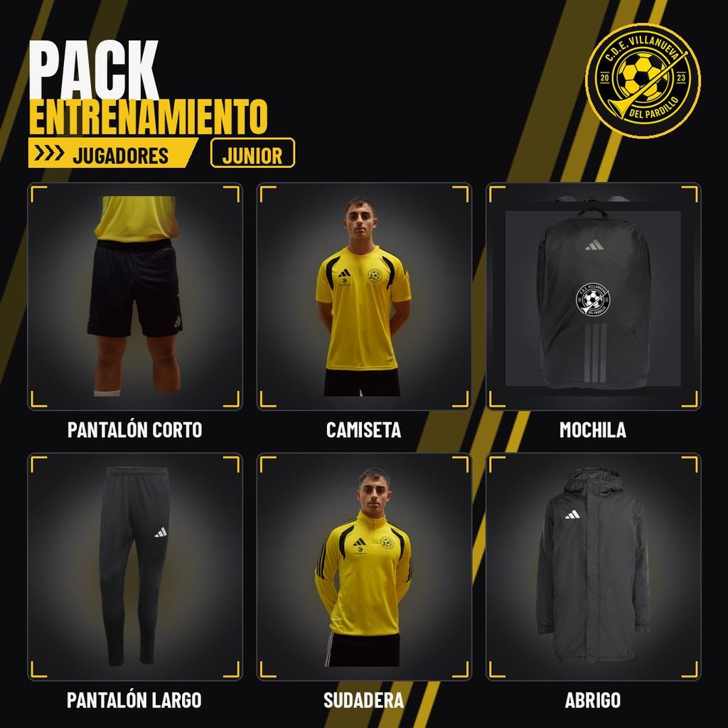 Pack Entrenamiento Jugador Junior 26/27